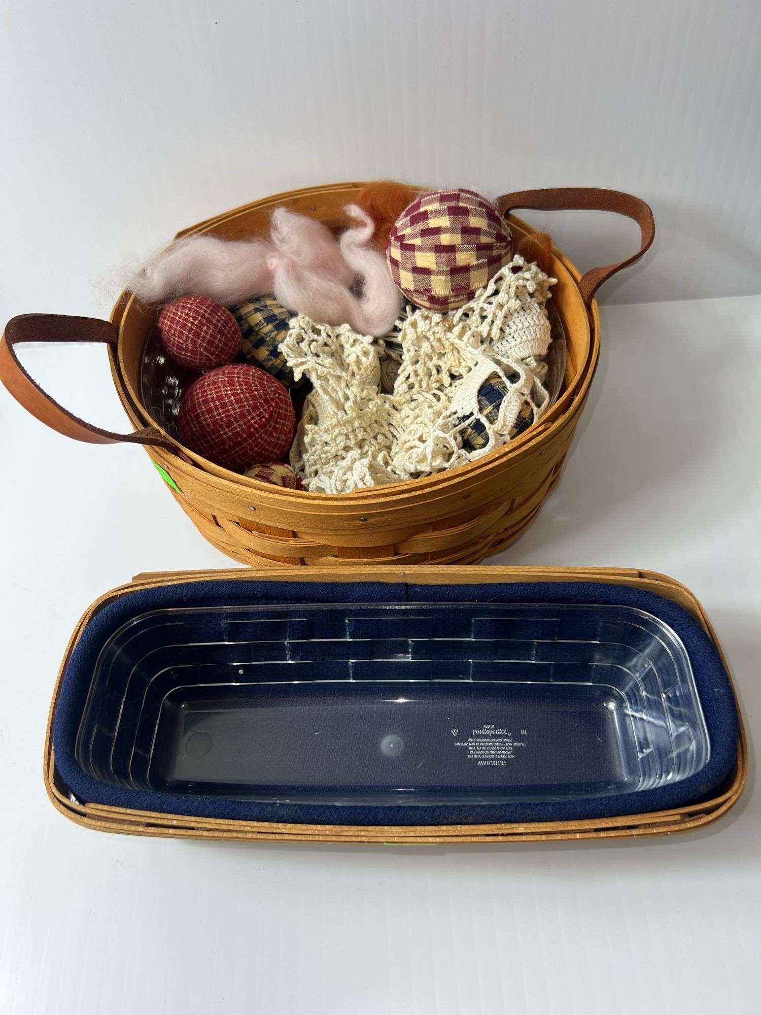 (2) Longaberger Woven Baskets