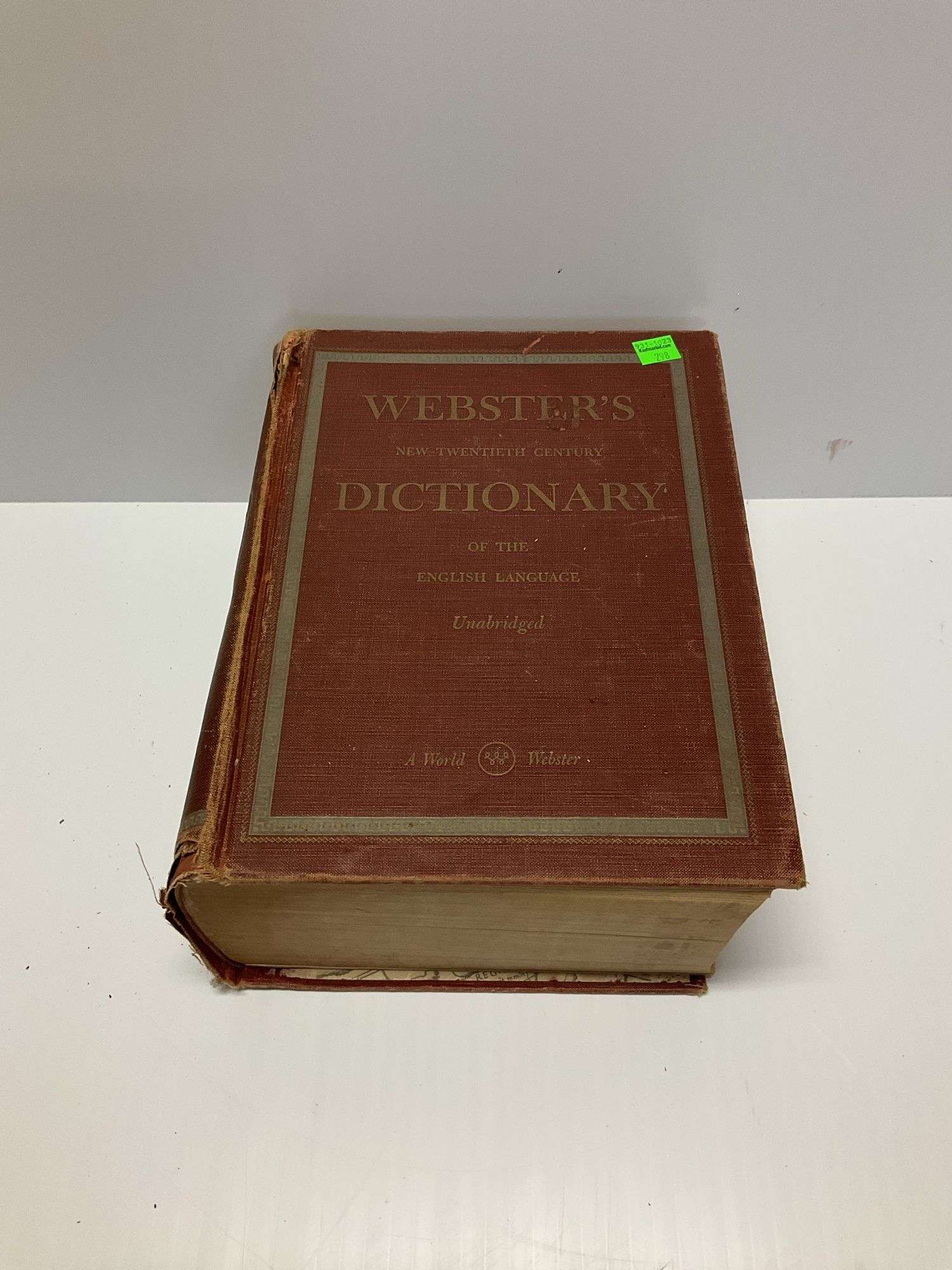 Vintage Websters Dictionary
