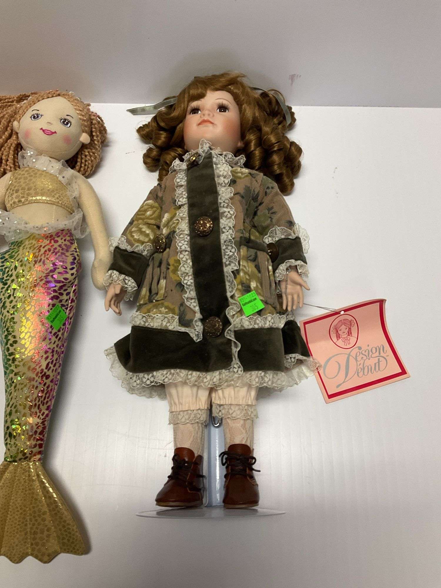 Porcelain Doll, Mermaid Doll