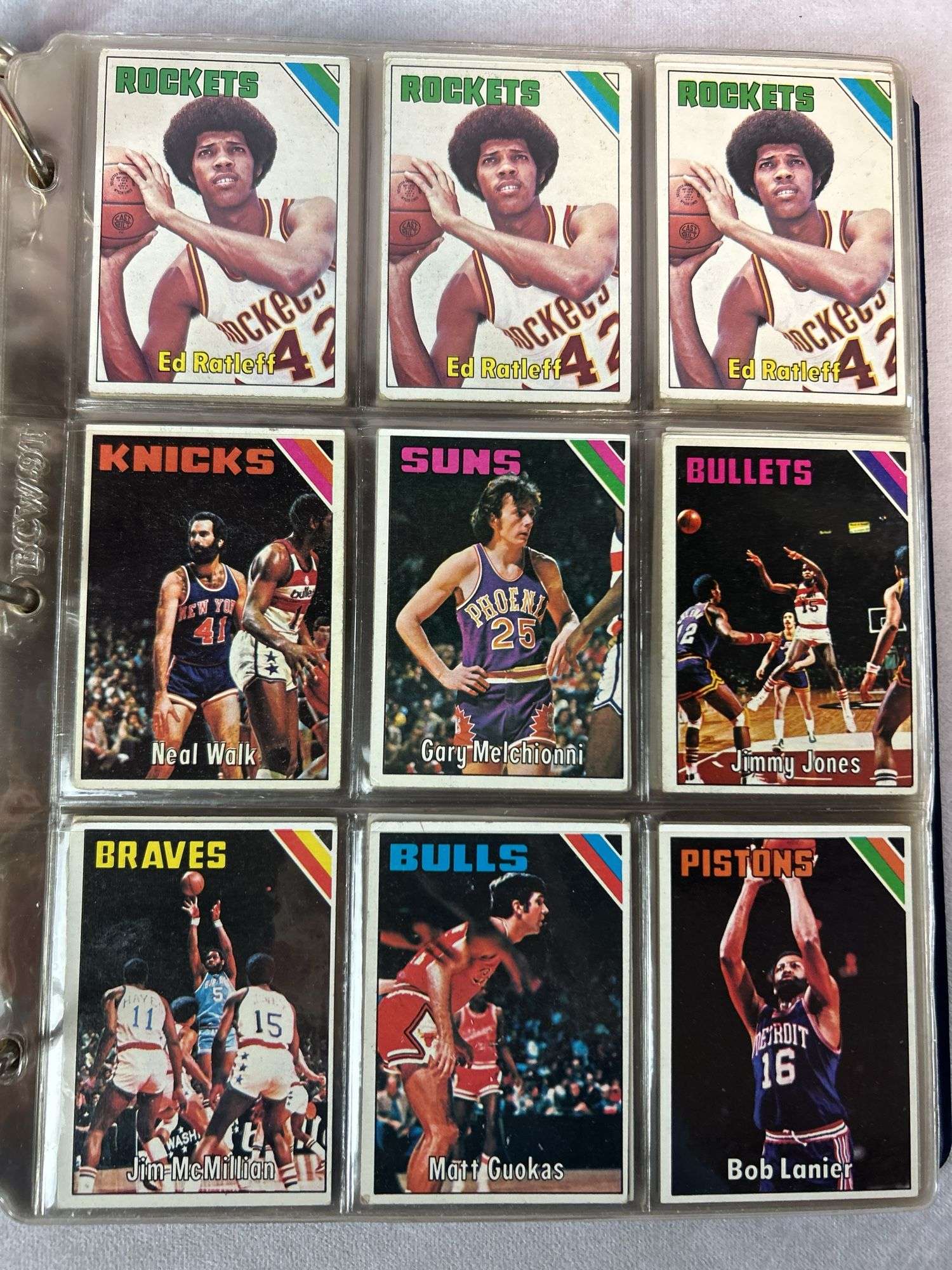 (175+) 1975-76 Topps Basketball Cards with Duplicates
