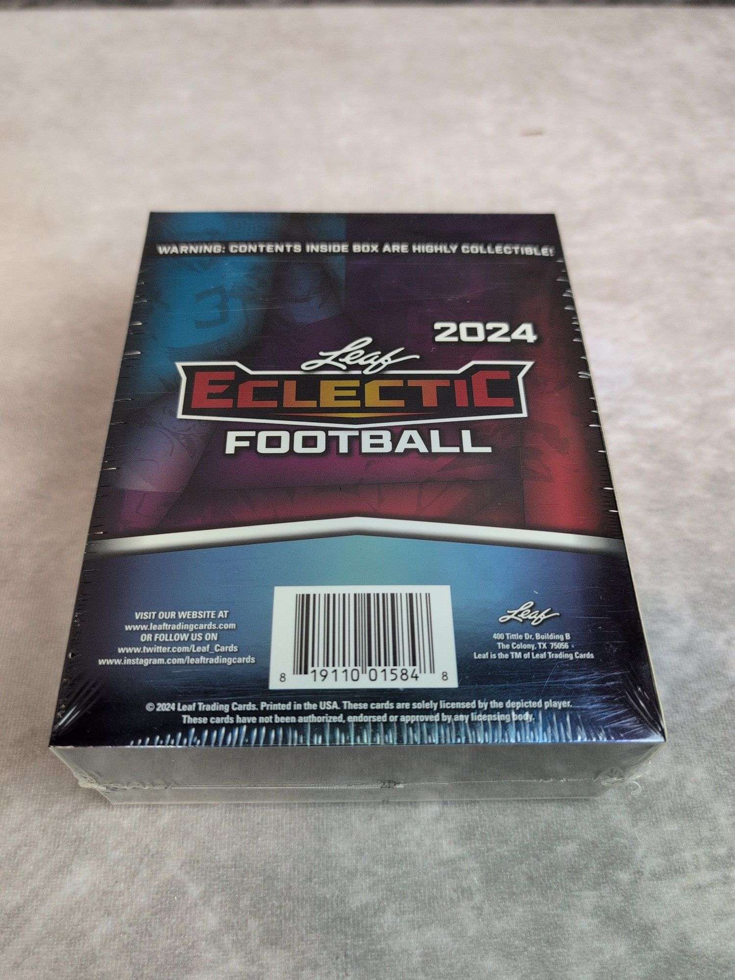 2024 Leaf Eclectic Football Hobby Box sealed