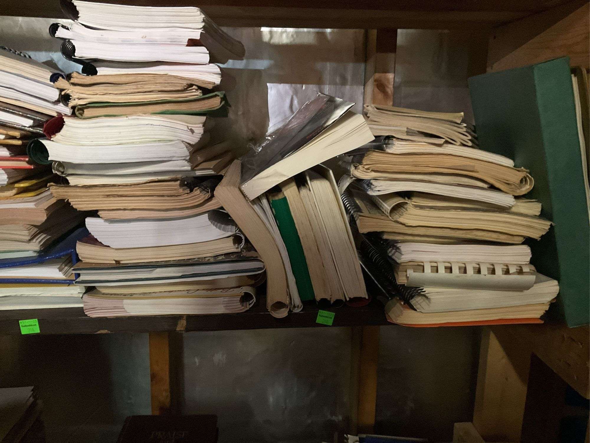 Contents of Shelf ( Books )
