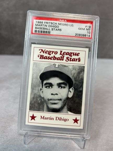 1986 Fritsch Negro League: Judy Johnson & Smokey Joe Williams, PSA mint 9/ Dihigo PSA 10