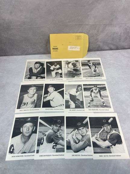 Indians Picture Pack- Various Years 1948-1957 Excellent
