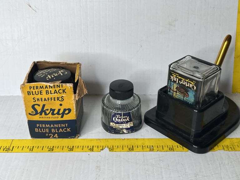 Schaffers, Parker, and Carter Pen & Ink Wells