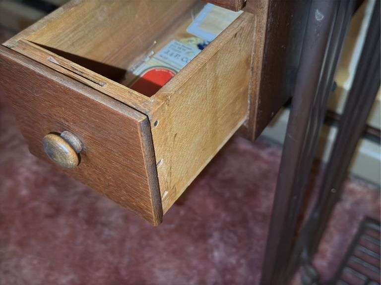 Vintage Singer Sewing Machine Desk