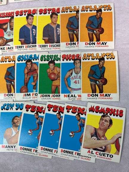 (700+) 1971-72 Topps Basketball Cards with Duplicates