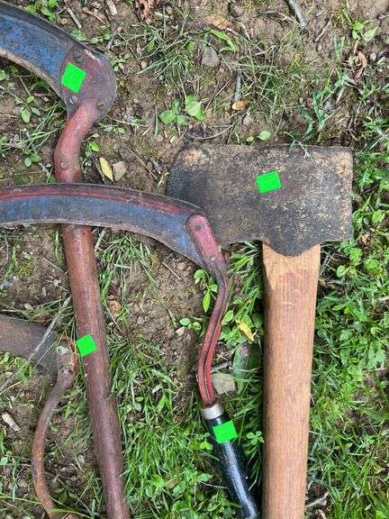 Hand Sickles and Axe
