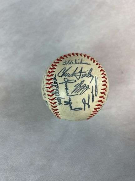 Gaylord Perry Signed 8x10 Photo & (3) Indians Facsimile Signed Baseballs
