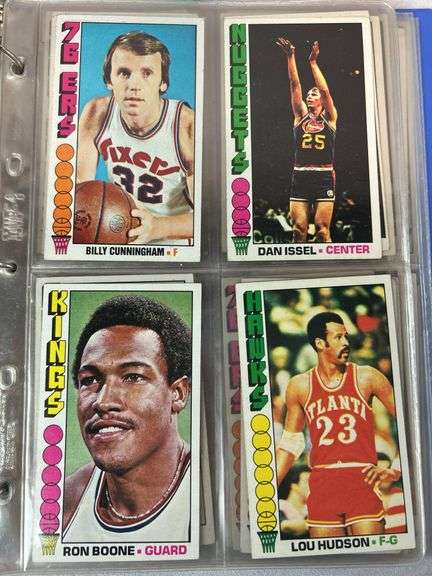 1976-77 Topps Basketball Near Complete Set