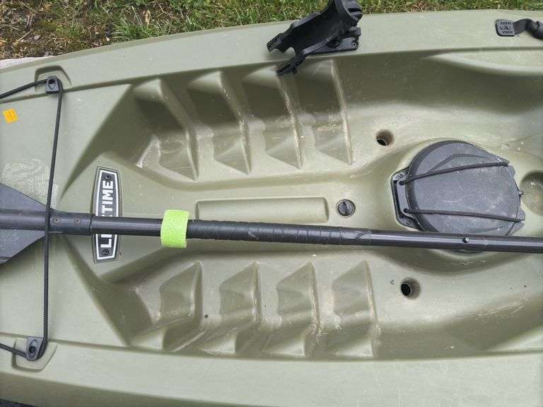 Lifetime Tamarack Plastic Canoe w/ Paddle