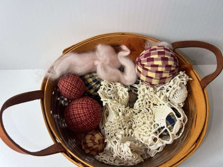 (2) Longaberger Woven Baskets