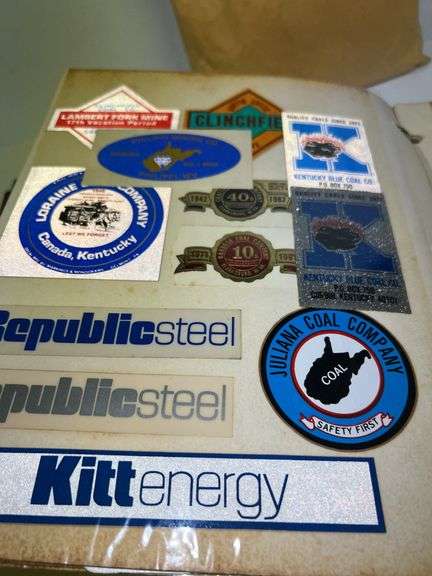 Assortment of Mining Stickers