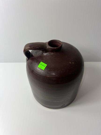 Brown Glazed Stoneware Jug