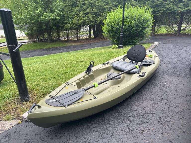 Lifetime Tamarack Plastic Canoe w/ Paddle