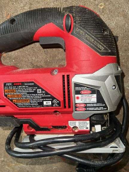 Skill Orbital Laser Jigsaw and Black & Decker Cordless Drill