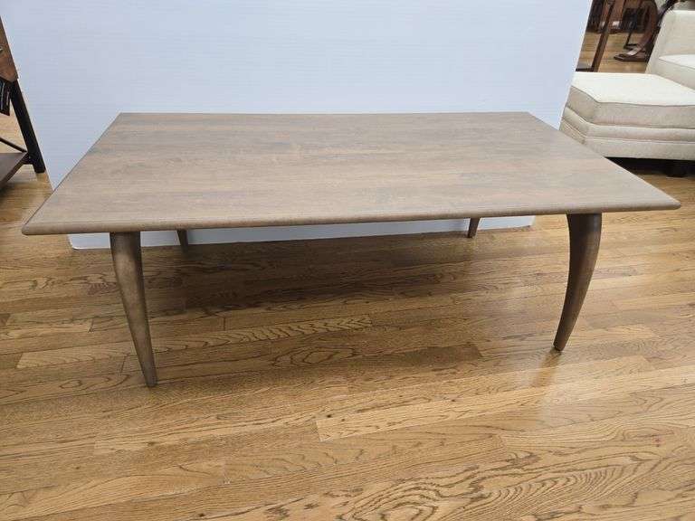 Coffee table- 52"x28"x18" Brown Maple- matches lot 44