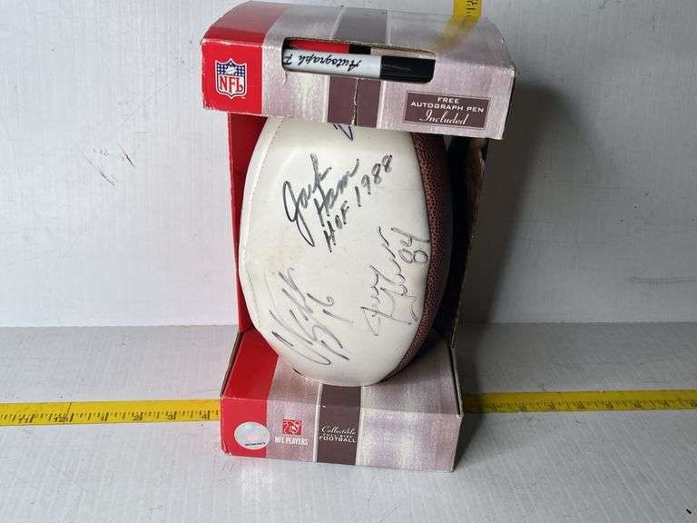 Autographed Steelers Football