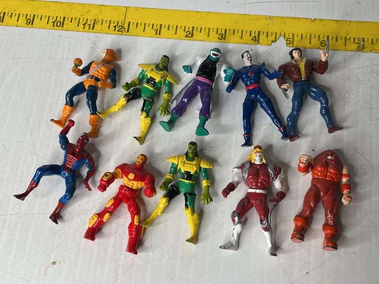Die Cast Iron Superhero Figures