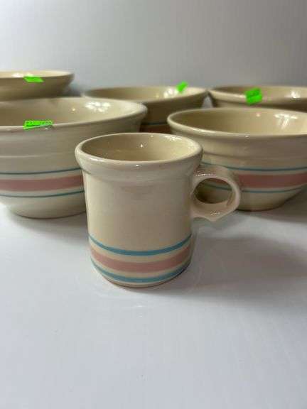 Vintage McCoy Ceramic Bowls and Coffee Cup