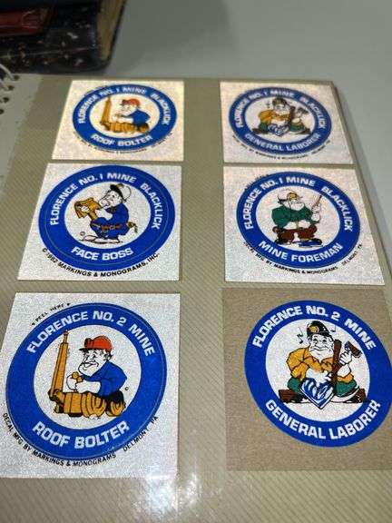 Assortment of Mining Stickers