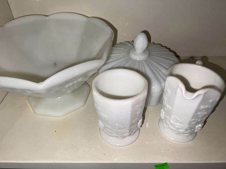 Vintage Westmoreland Milk Glassware
