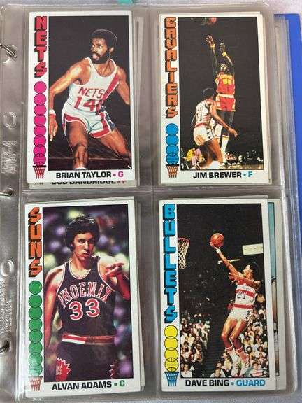 1976-77 Topps Basketball Near Complete Set