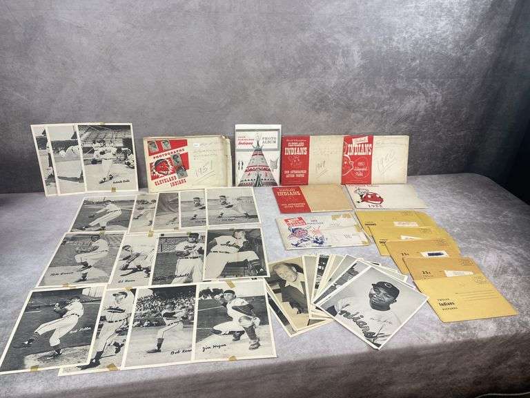 Indians Picture Pack- Various Years 1948-1957 Excellent