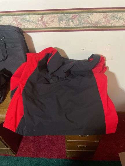 B & L transport jacket and (2) B & L transport bags