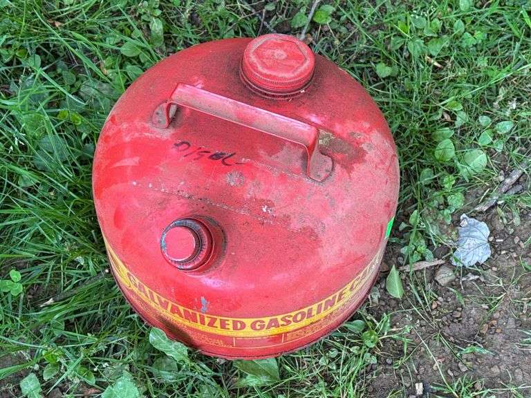 Eagle Galvanized Gasoline Can