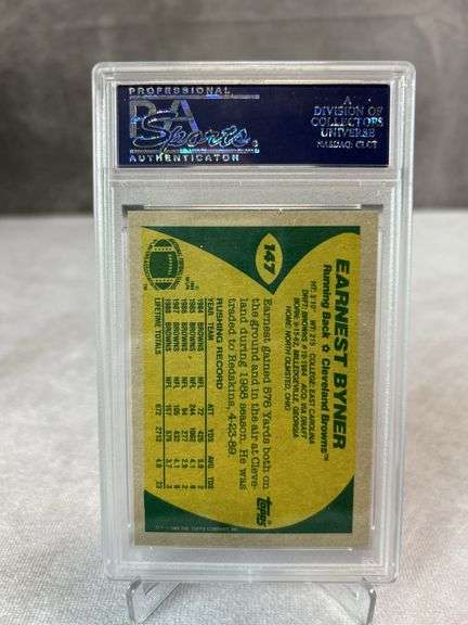 Mack, Byner, Slaughter, Couch, Johnson (5) card Graded lot PSA 10, BGS 9.5