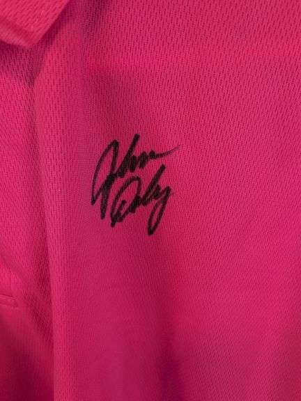 John Daly signed golf shirt, JSA