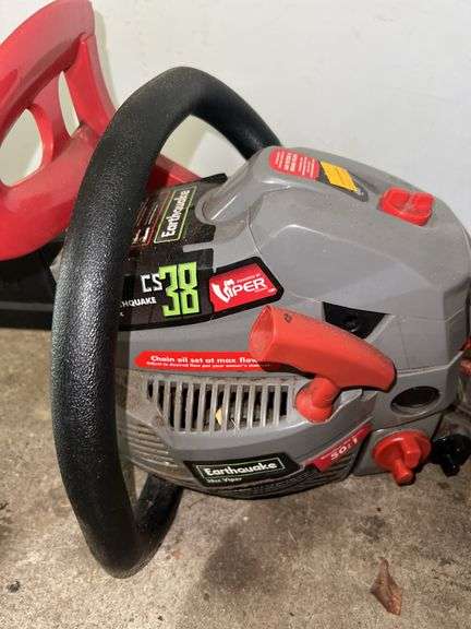 Earthquake Viper CS38 Chainsaw w/ Spare Blades