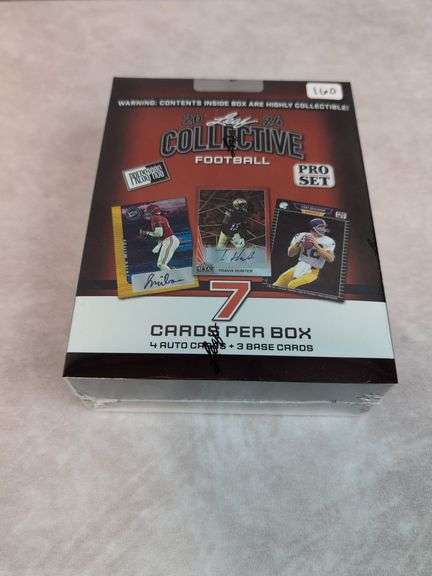 2024 Leaf Collective Football Hobby Box sealed 7 cards per box
