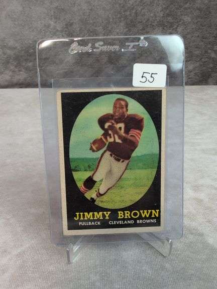 1958 Topps Jim Brown Rookie #62