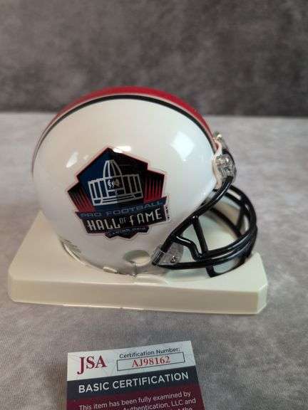 Fred Biletnikoff Signed Hall of Fame Mini Football Helmet - JSA