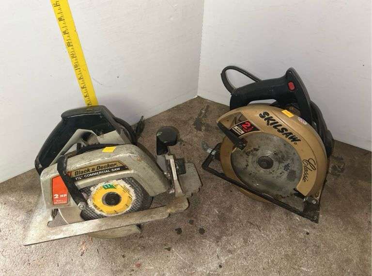 Black & Decker 7-1/4in Circular Saw and Skilsaw 7-1/4in Circular Saw