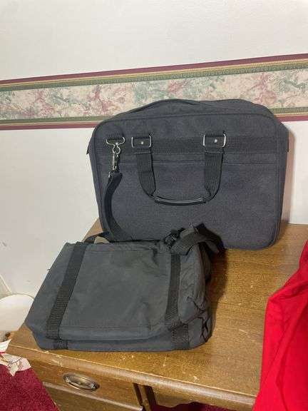B & L transport jacket and (2) B & L transport bags