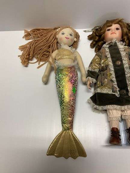 Porcelain Doll, Mermaid Doll