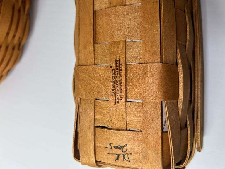 (2) Longaberger Woven Baskets
