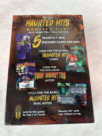 2024 Wild Card Football Haunted Hits Hobby Box sealed