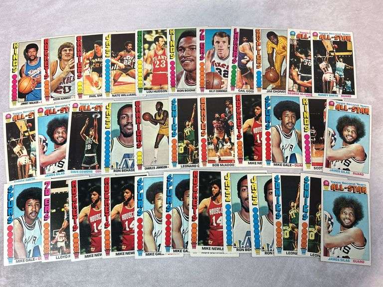 (275+) 1976-77 Topps Basketball Cards with Duplicates