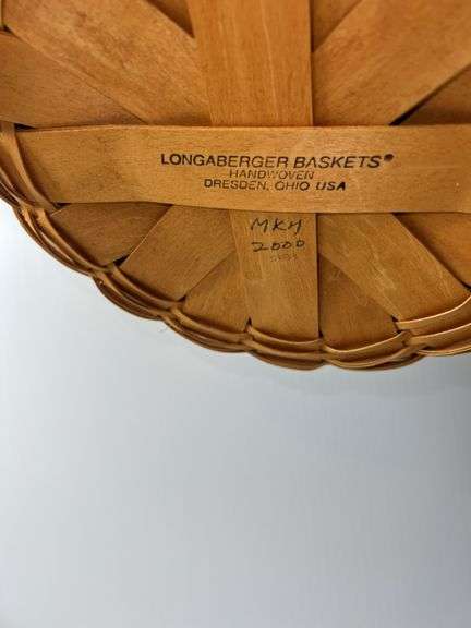 (2) Longaberger Woven Baskets