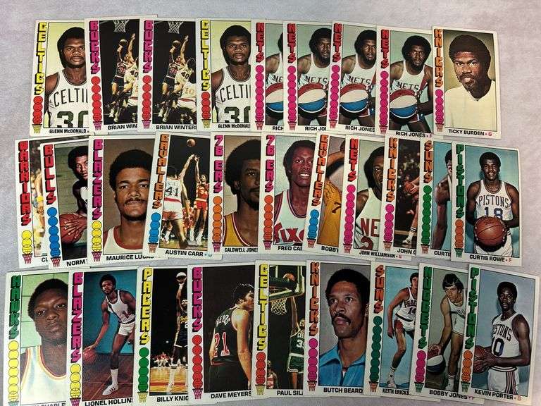 (275+) 1976-77 Topps Basketball Cards with Duplicates