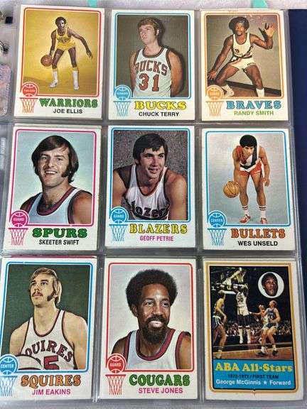 (225+) 1973-74 Topps Basketball Partial Set -