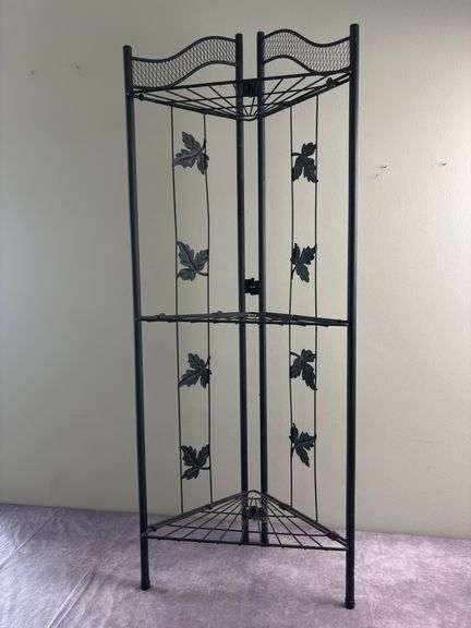 Rod Iron Foldable Shelf , 48” H