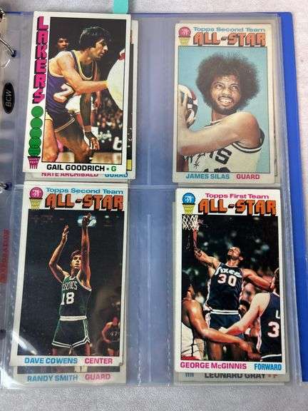 1976-77 Topps Basketball Near Complete Set
