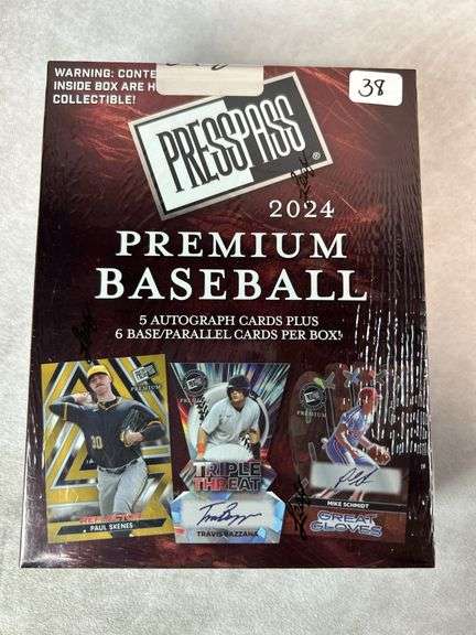2024 Press Pass Premium Baseball Hobby Box sealed