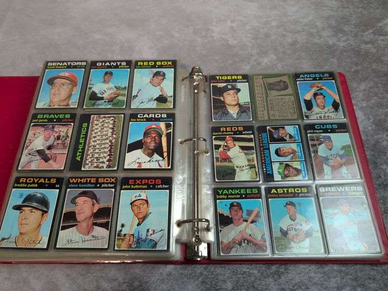 1971 Topps complete baseball set, in a binder, many Rookies & Stars