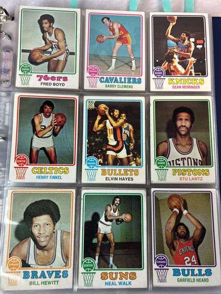 (225+) 1973-74 Topps Basketball Partial Set -